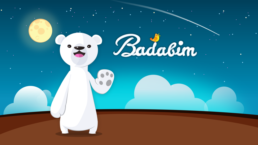 fond d'écran ours blanc badabim l'application iPad pour enfants 2015 avec des contes, coloriages, jeux et vidéos