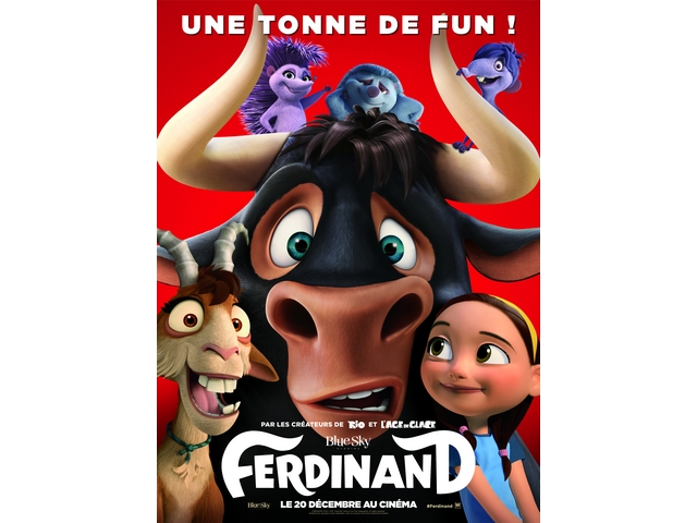 Le film d'animation « Ferdinand », l'histoire d'un taureau à découvrir au  cinéma - Badabim