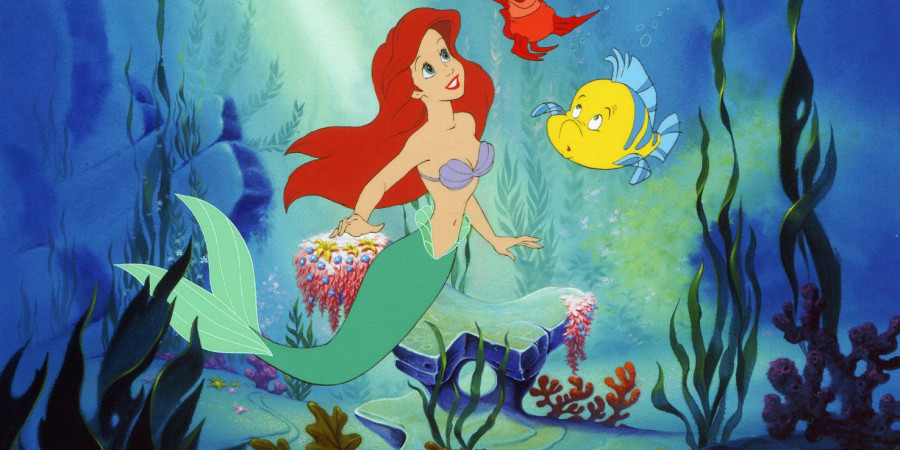 Une image de l’Ariel La Petite Sirène, inspiration du mermaidcore, dans sa version Disney