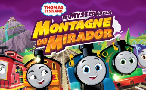 L’affiche de l’épisode spécial du dessin animé « Thomas et ses amis » avec Bruno, un personnage autiste.