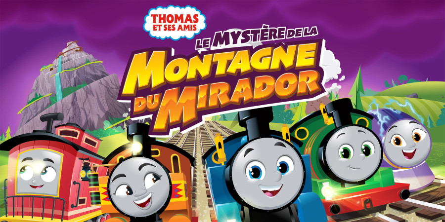 L’affiche de l’épisode spécial du dessin animé « Thomas et ses amis » avec Bruno, un personnage autiste.