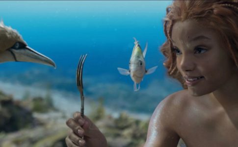La scène où Ariel La Petite Sirène demande au goéland Euréka l’utilité de la fourchette qu’elle a trouvée.