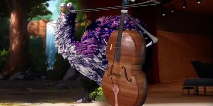 L’image affichée par le jeu vidéo « Viola the Bird » quand on le lance.