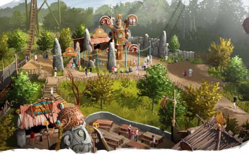 La nouvelle zone Toutatis du parc Astérix, un de ces parcs d’attractions qui font peau neuve.