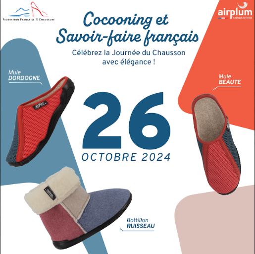 2 mules rouge et bleu et 1 chausson boots bleu blanc rouge