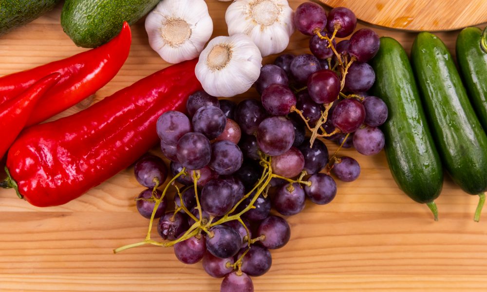 Des fruits et légumes frais, base d’une alimentation saine.