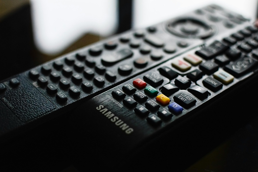 Télécommande de télévision.
