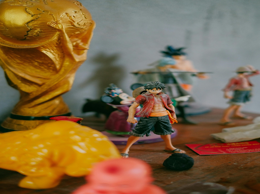Figurine Luffy dans One Piece.