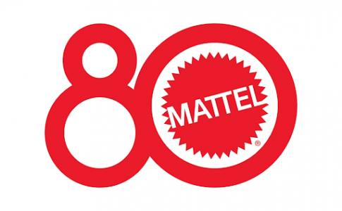 Le logo du 80e anniversaire de Mattel.