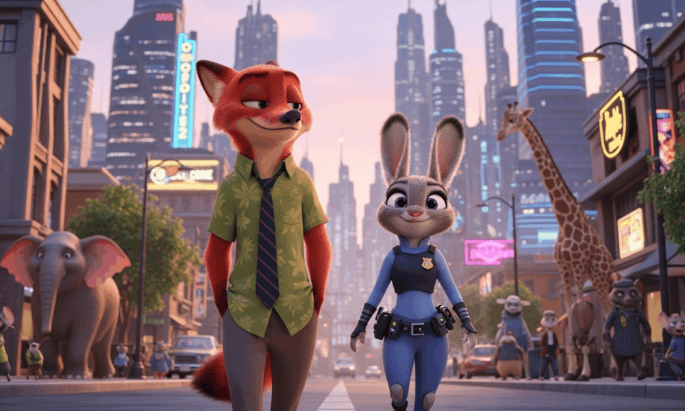Nick Wilde et Judy Hopps