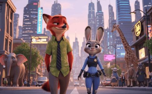 Nick Wilde et Judy Hopps