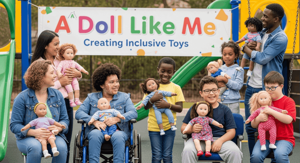 Des personnes tenant des poupées personnalisées