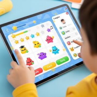 L’interface d’une application éducative pour enfants