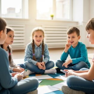 Un groupe d'enfants