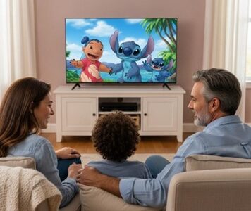 Un moment de complicité en famille