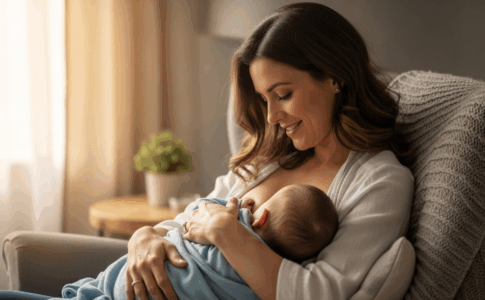 Une maman qui allaite