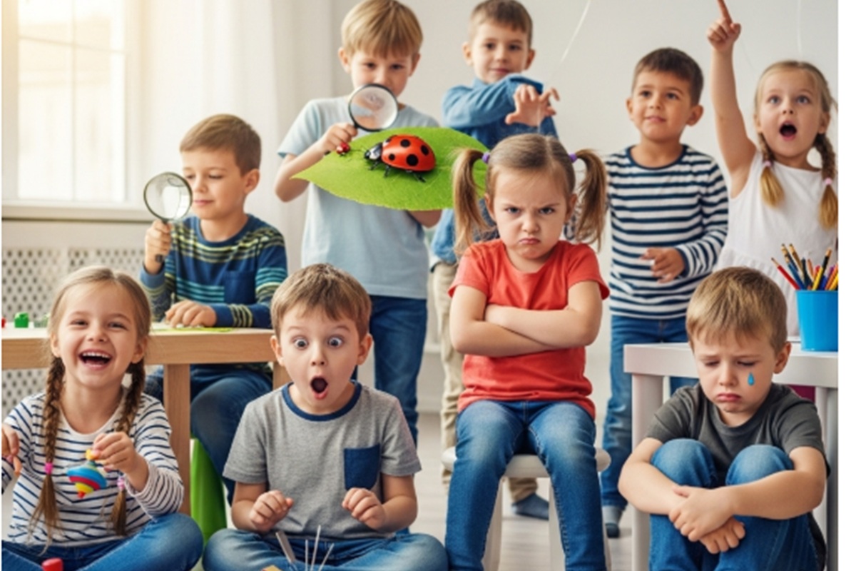 Des enfants et leurs émotions