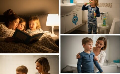 Des rituels du soir pour enfants