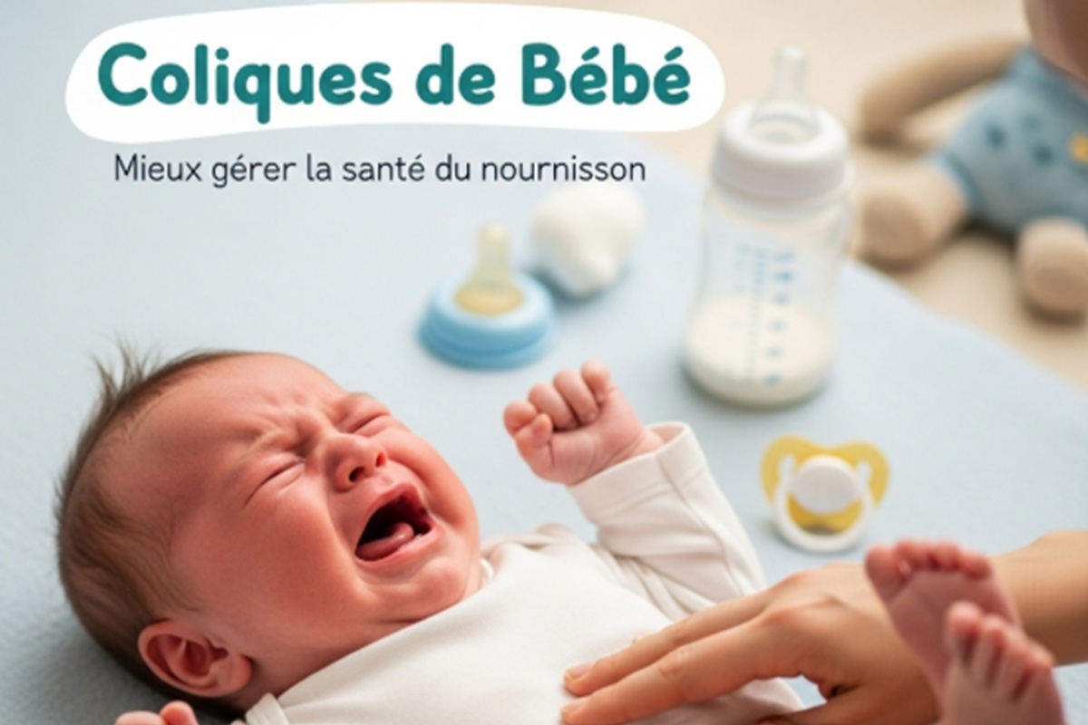Un bébé avec des problèmes de santé