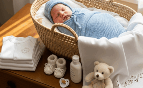 Un bébé endormi