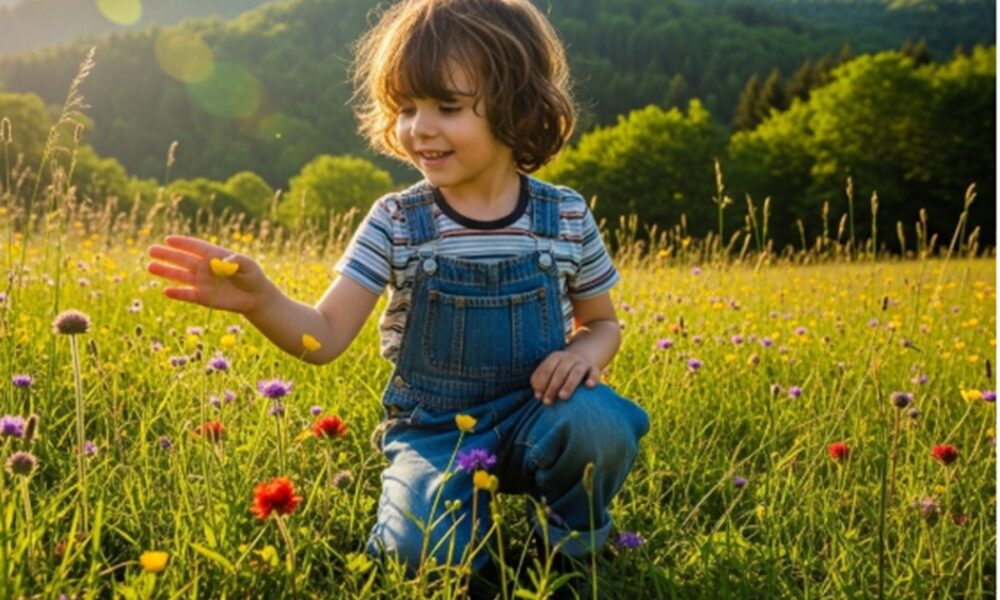 L'éveil par la nature pour un enfant