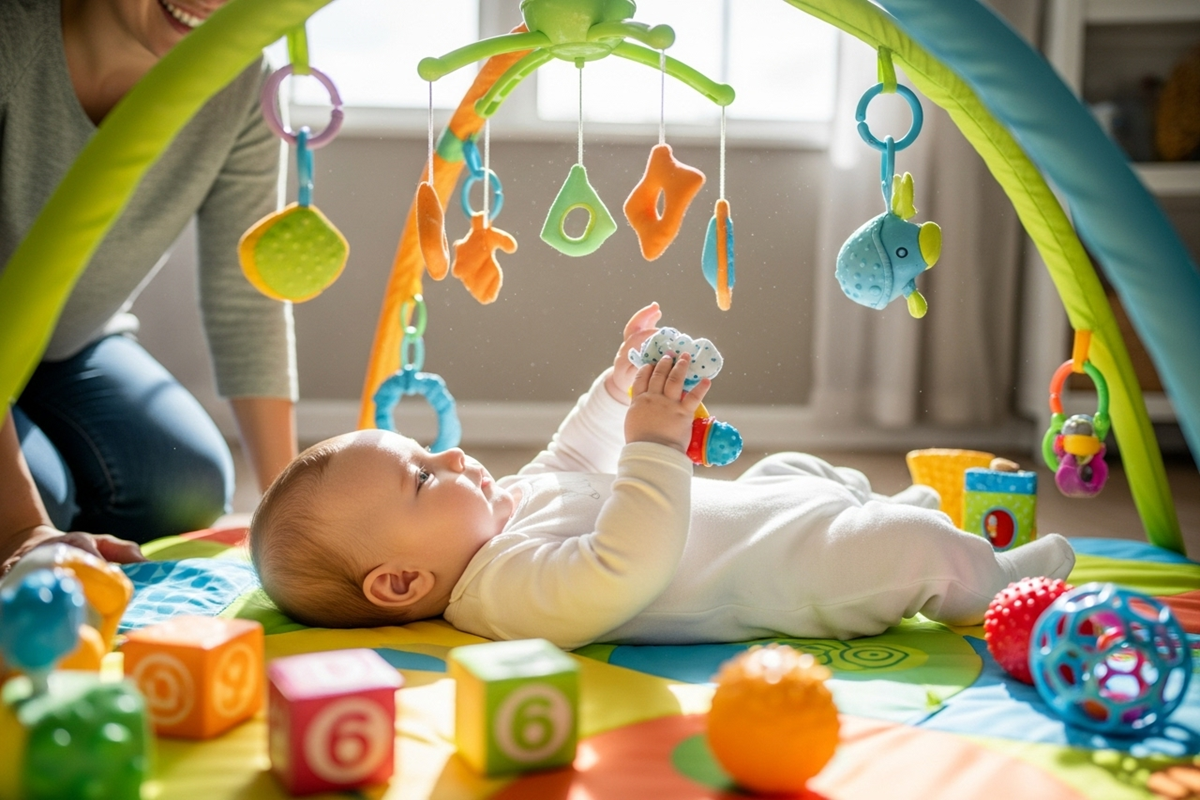 Éveil bébé - Stimulation sensorielle avec activités adaptées 0-6 mois
