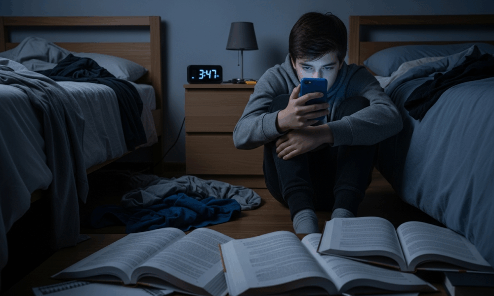 Signes addiction écrans d’un adolescent