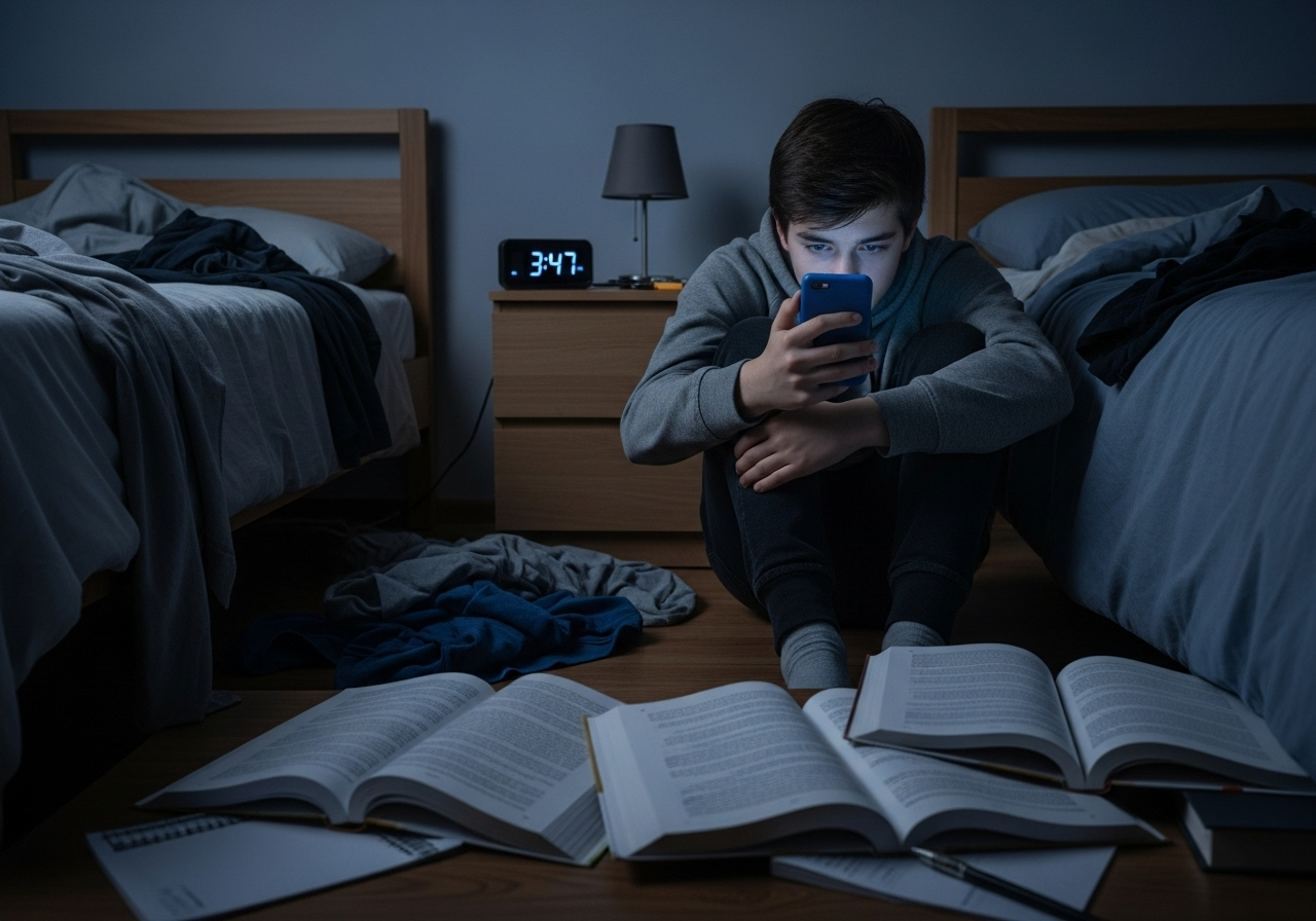 Signes addiction écrans d’un adolescent