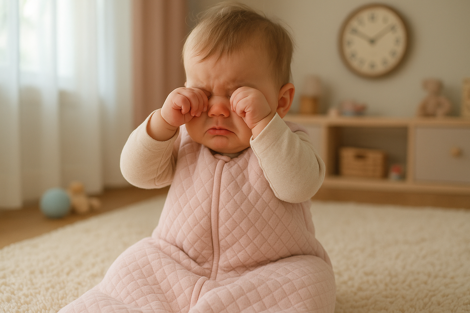 Bébé perturbé par le décalage de l’heure d’hiver