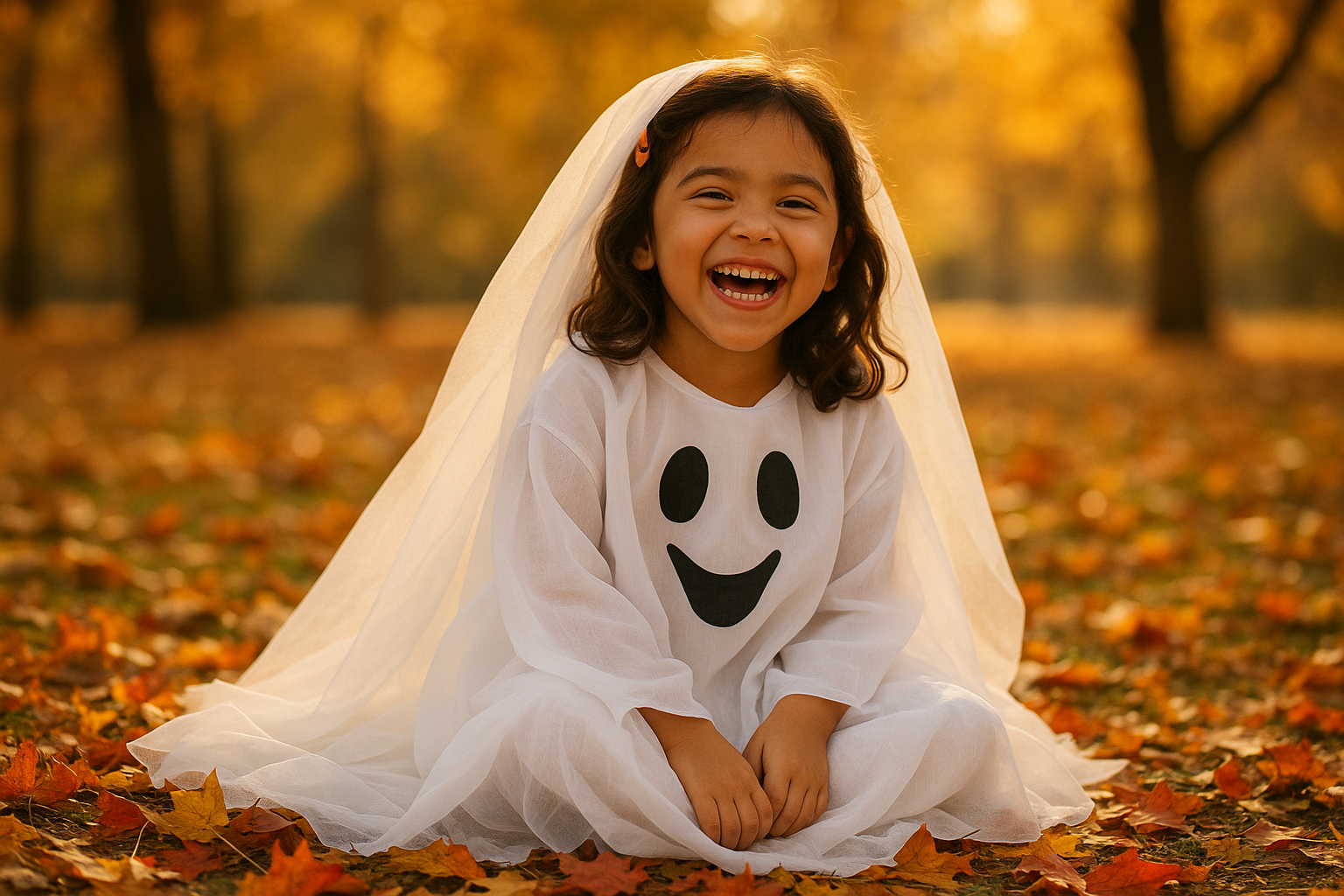 Déguisement de fantôme simple pour Halloween 2025