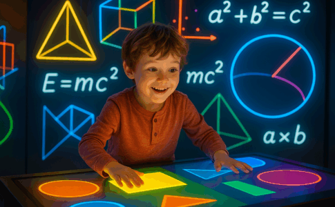 Enfant émerveillé à la Maison Poincaré