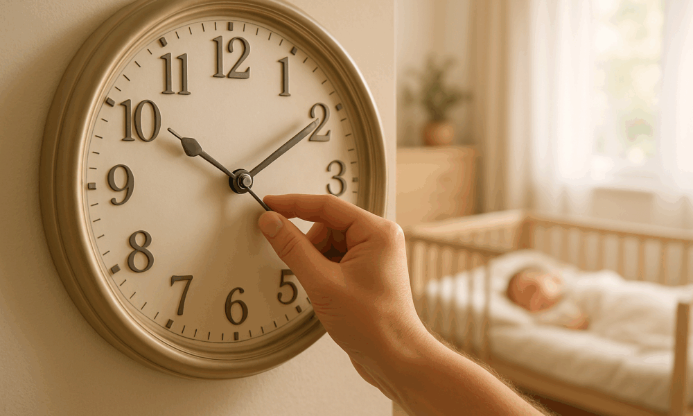 Horloge reculée pour le passage à l’heure d’hiver