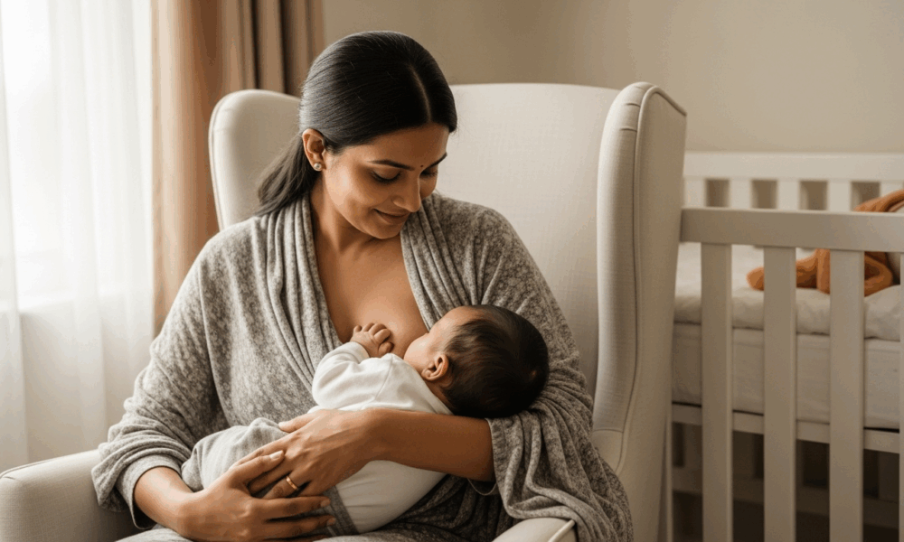 Hydratation de bébé à travers l’allaitement