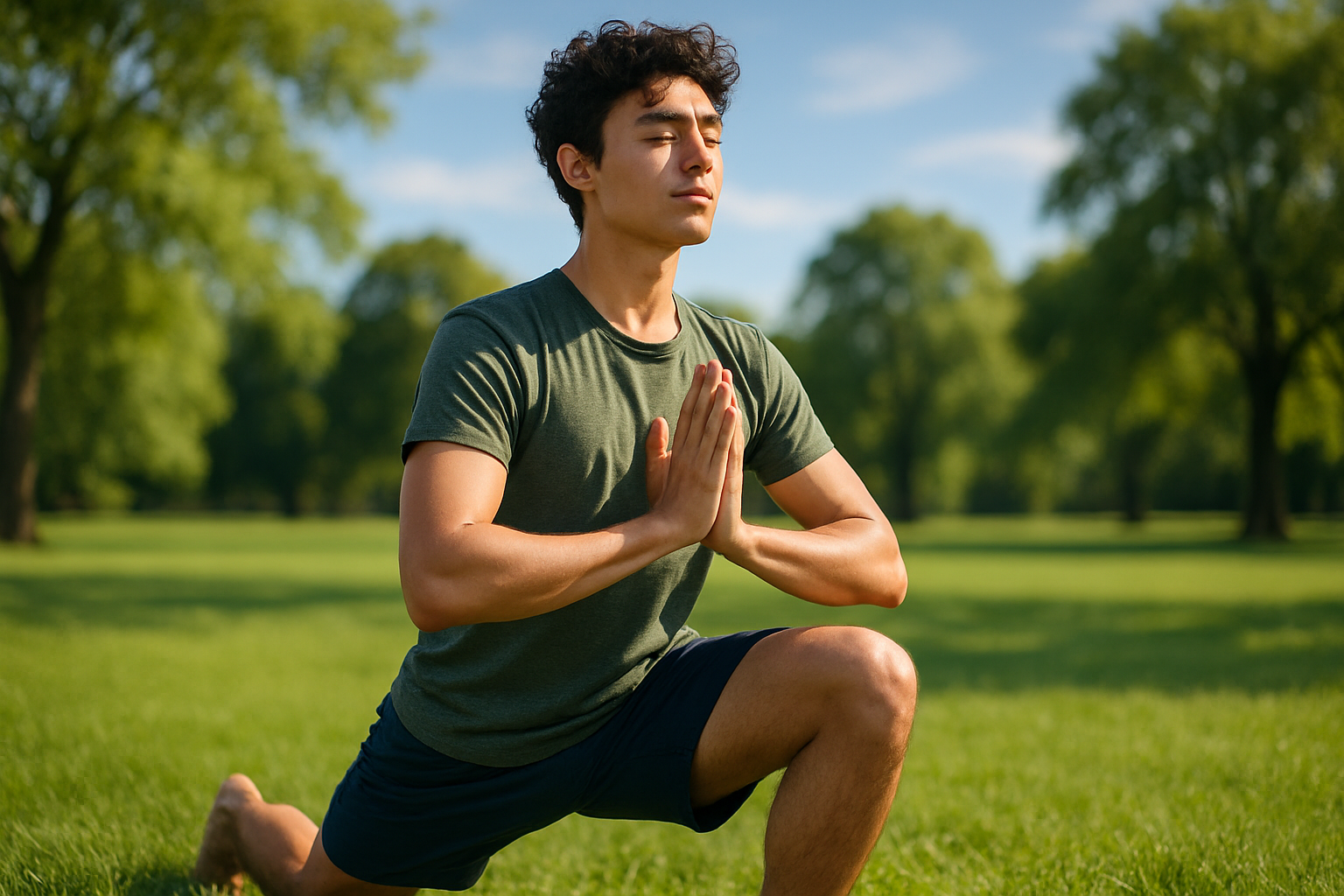 Jeune faisant du sport pour améliorer sa santé mentale