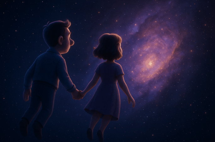 Scène poétique représentant le court-métrage Versa