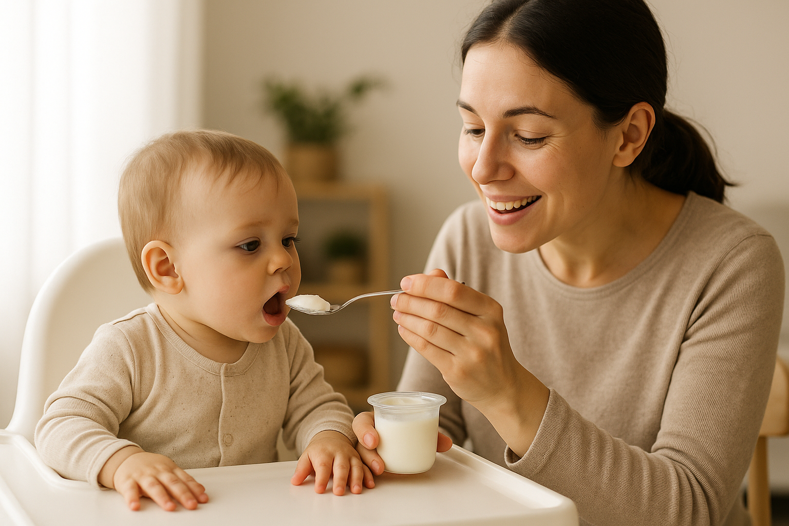 Consommation de yaourt pour améliorer le sommeil de bébé 