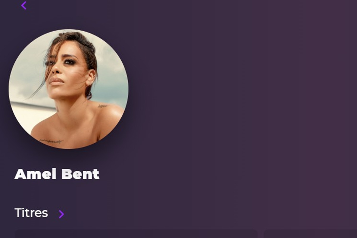 Amel Bent sur Playup