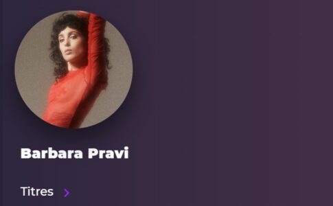 Barbara Pravi sur Playup