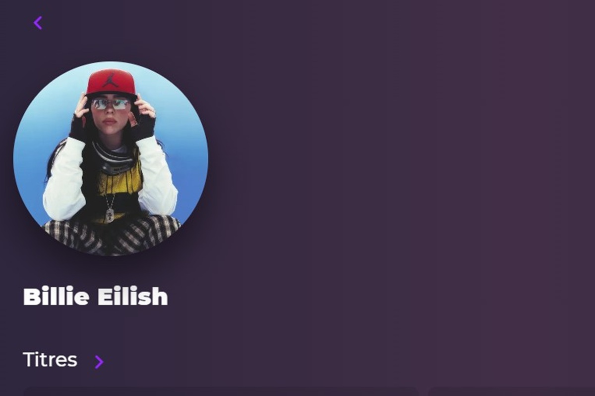 Billie Eilish sur Playup