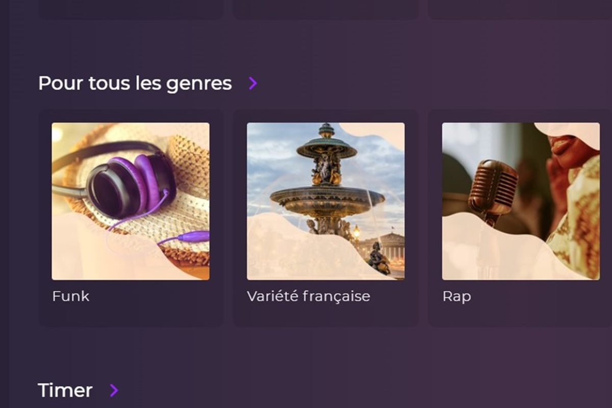 Les genres musicaux de Playup