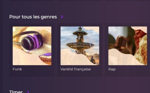 Les genres musicaux de Playup