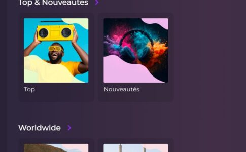 Les playlists du site Playup