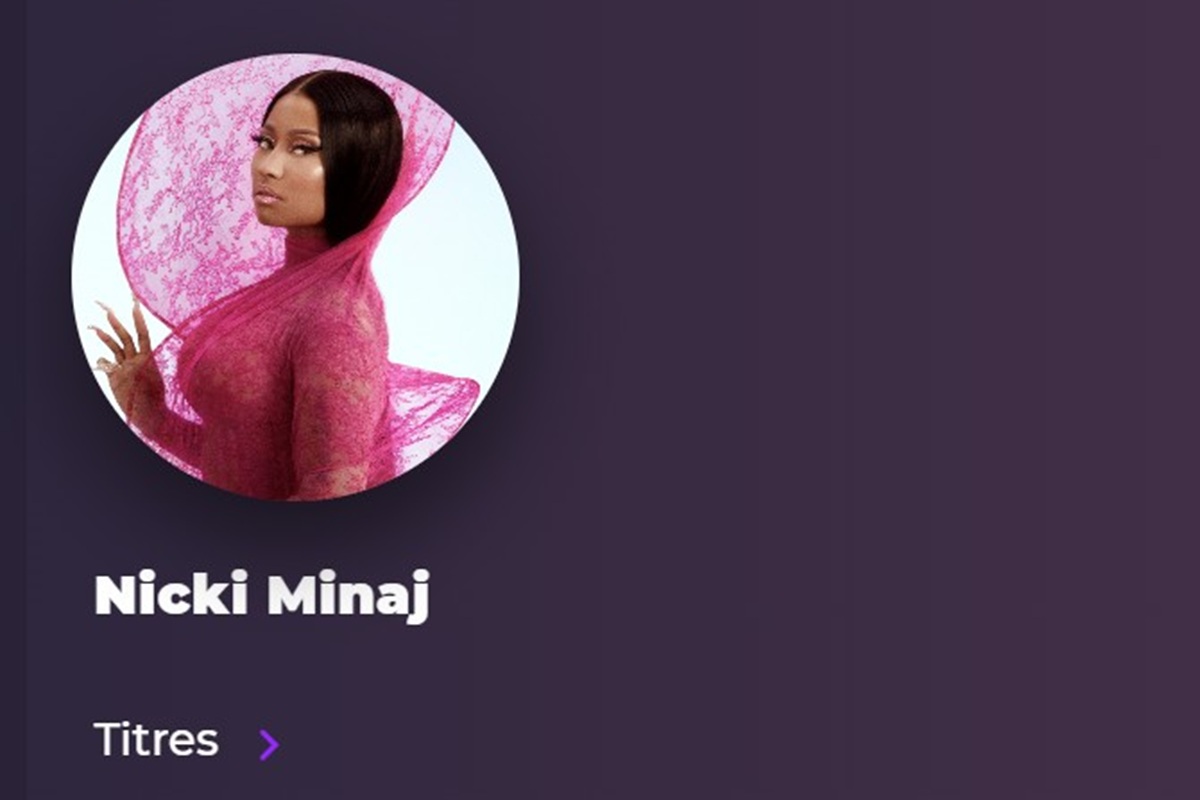 Nicki Minaj sur Playup