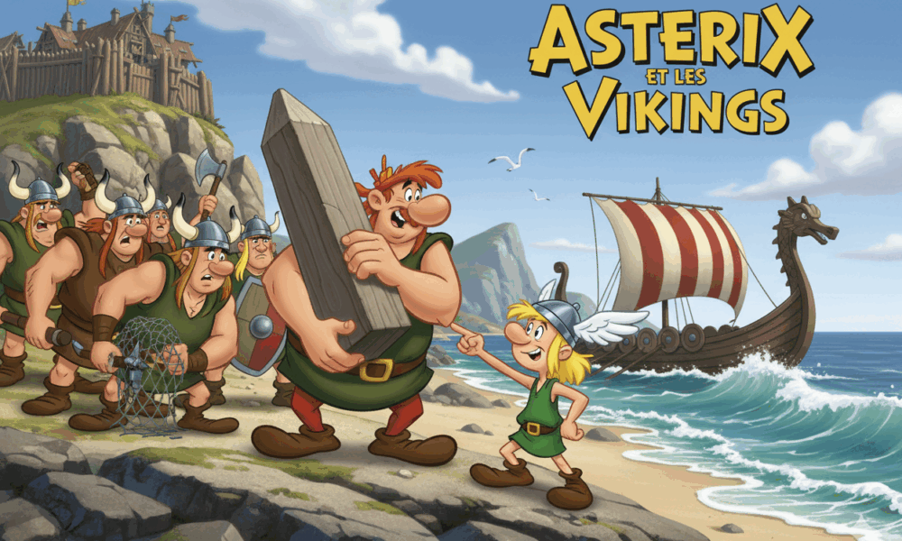Affiche Astérix et les Vikings