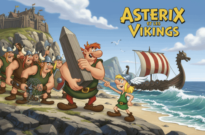 Affiche Astérix et les Vikings