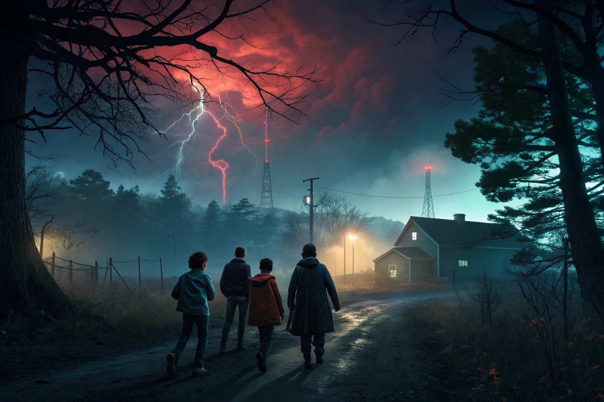 Scène comme dans Stranger Things 5 