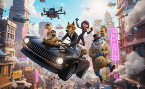 La bande des Bad Guys en pleine action