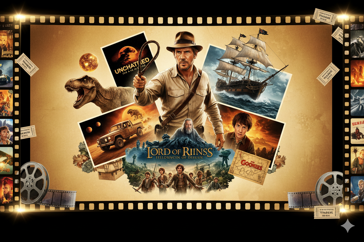 Illustration du cinéma d'évasion