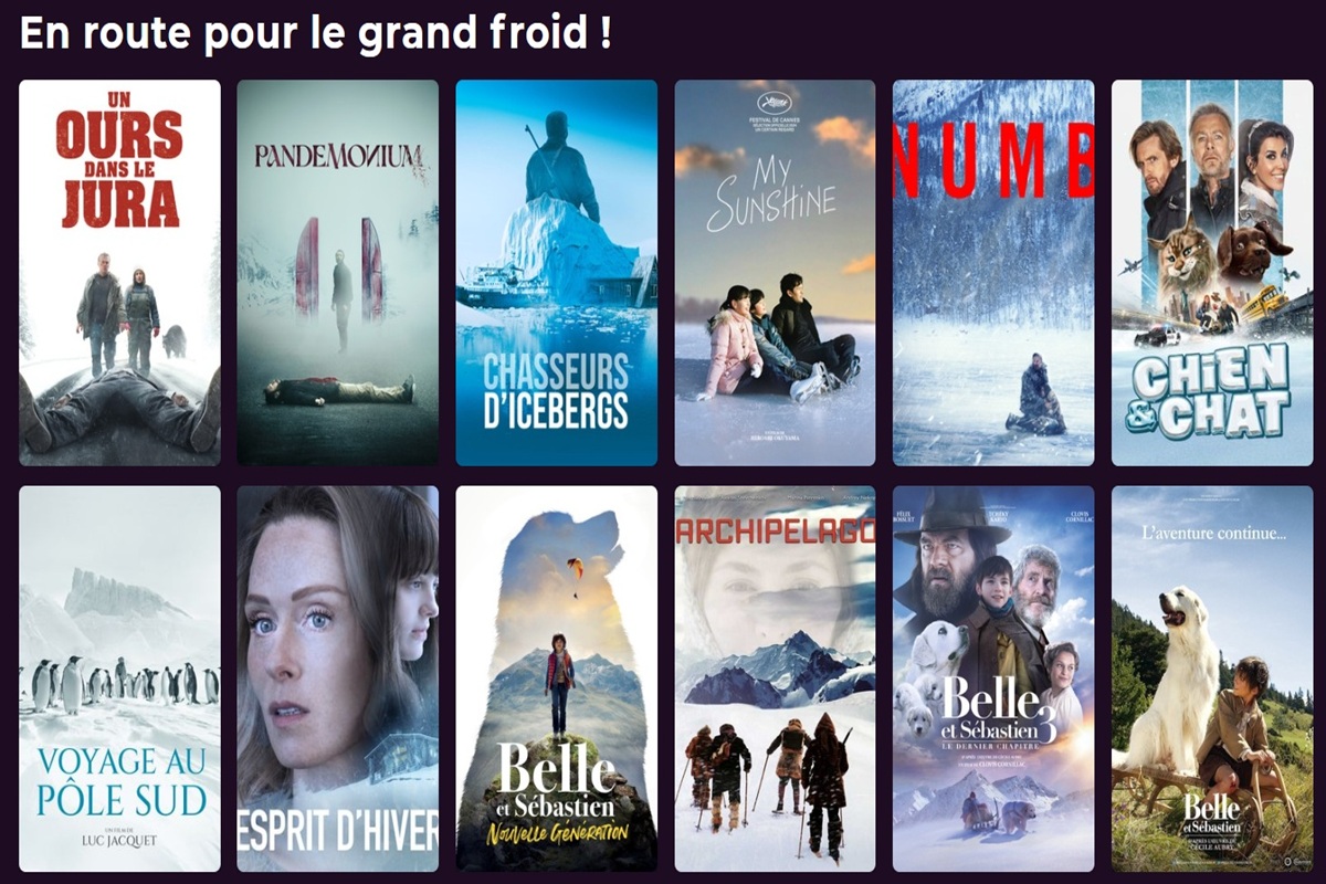 La section « En route pour le grand froid »