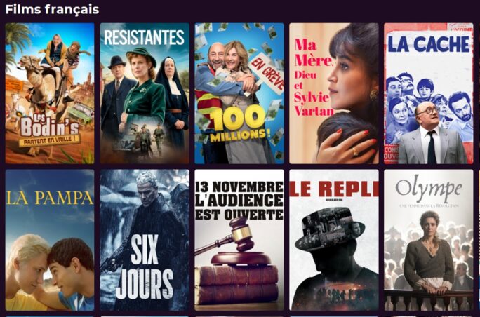 La section « Film Français »